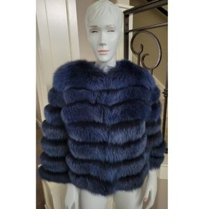 Maximilian Blue Saga Fox Coat 💙